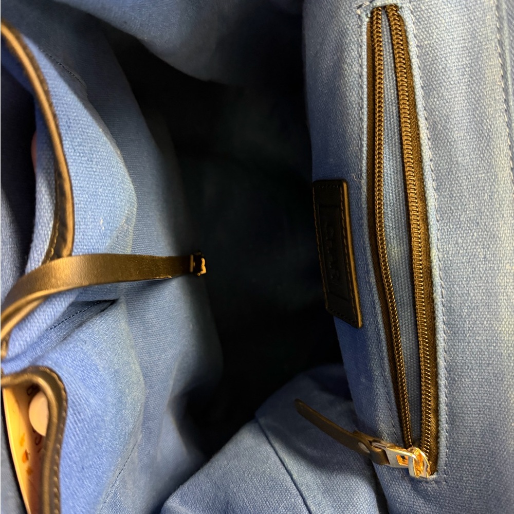 Black Leather Backpack - image 3